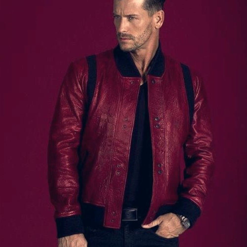 Leather jacket